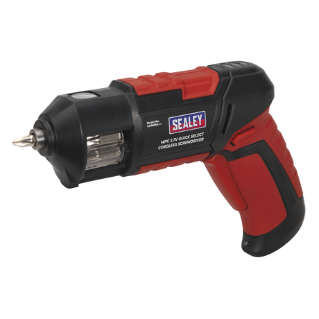 Sealey CP36MS Cordless Quick Select Screwdriver 3.7V 14pc