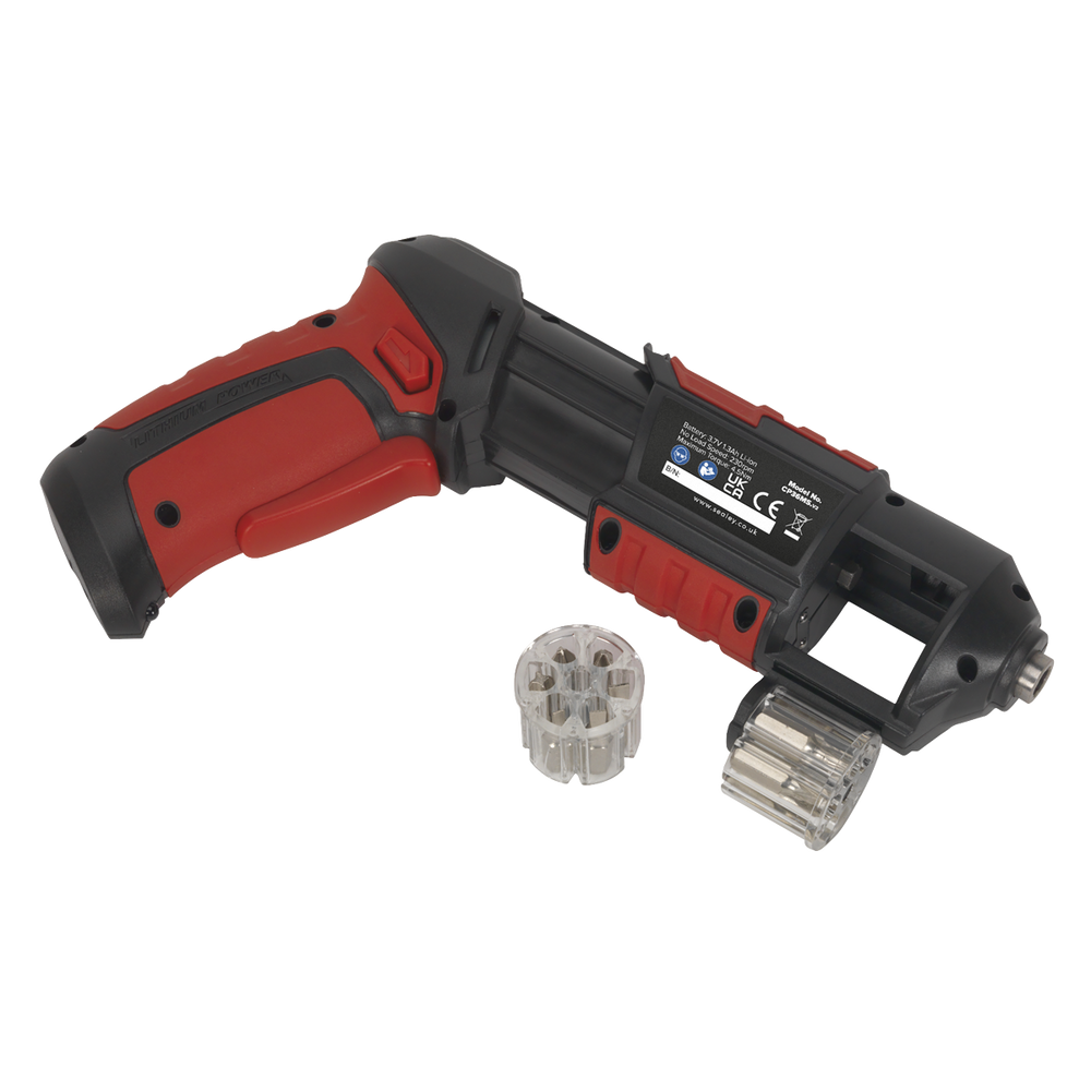Sealey CP36MS Cordless Quick Select Screwdriver 3.7V 14pc - additional view 3