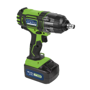 Sealey 2001LEHVCOMBO Trolley Jack & Cordless Impact Wrench Combo - Green - additional view 6