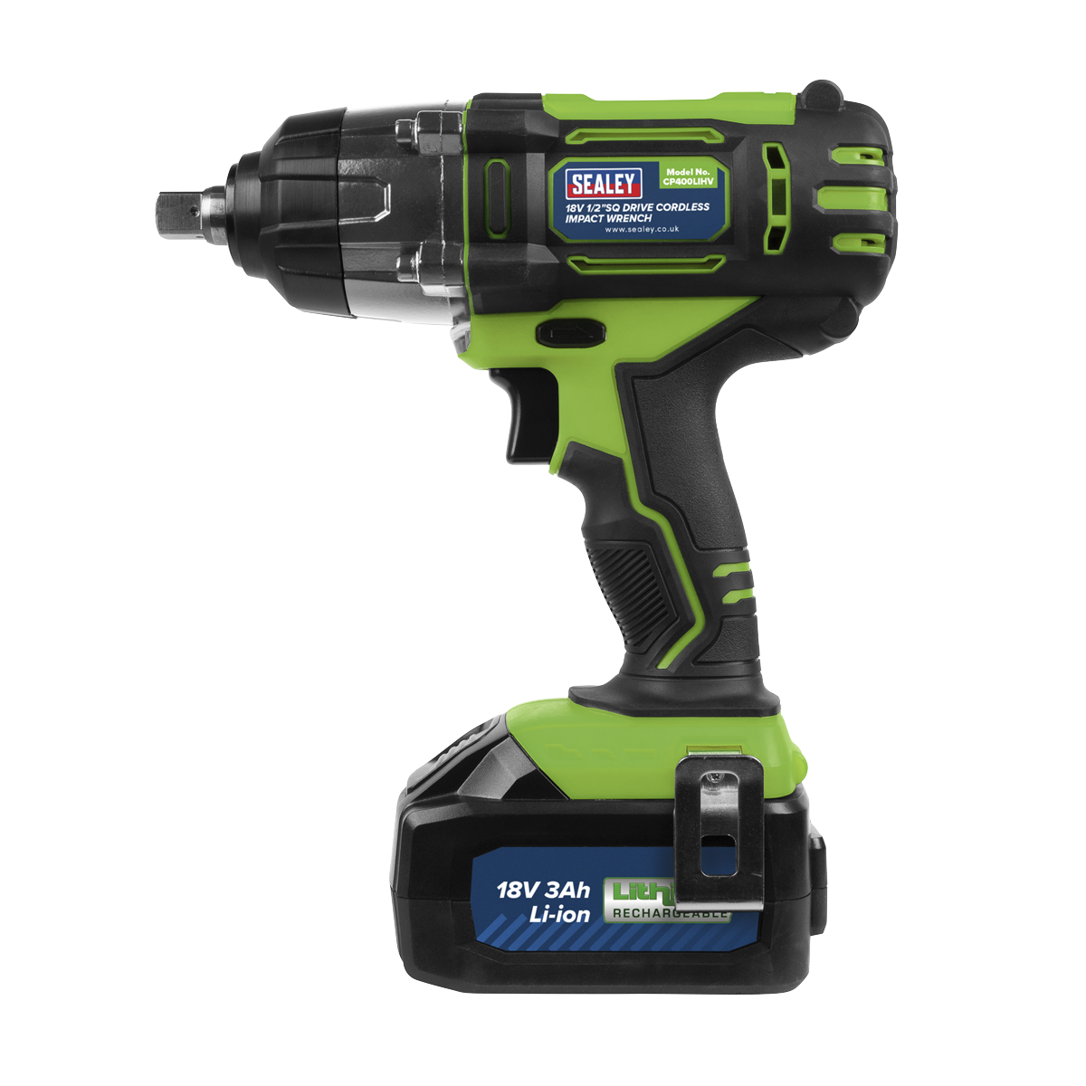 Sealey 2001LEHVCOMBO Trolley Jack & Cordless Impact Wrench Combo - Green - additional view 7
