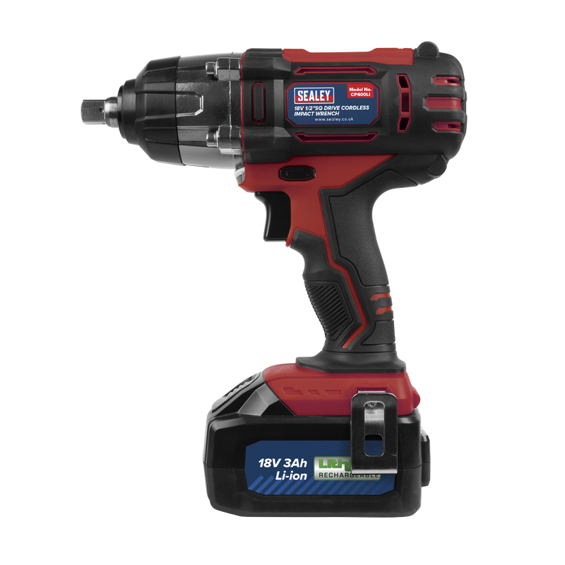 Sealey 2001LERECOMBO Trolley Jack & Cordless Impact Wrench Combo - Red - additional view 5
