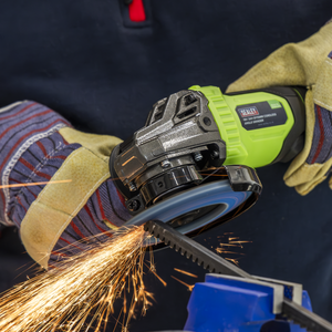 Sealey CP401LIHV 115mm Cordless Angle Grinder 18V 3Ah - Green - additional view 4
