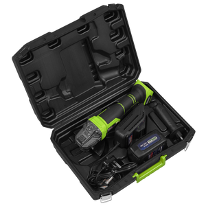 Sealey CP401LIHV 115mm Cordless Angle Grinder 18V 3Ah - Green - additional view 8