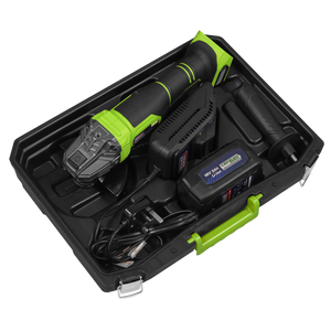 Sealey CP401LIHV 115mm Cordless Angle Grinder 18V 3Ah - Green - additional view 9
