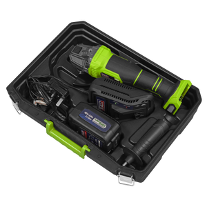 Sealey CP401LIHV 115mm Cordless Angle Grinder 18V 3Ah - Green - additional view 10