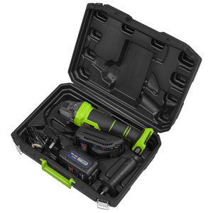 Sealey CP401LIHV 115mm Cordless Angle Grinder 18V 3Ah - Green - additional view 11