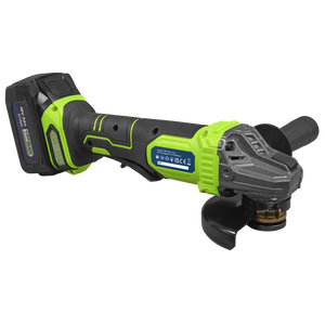 Sealey CP401LIHV 115mm Cordless Angle Grinder 18V 3Ah - Green - additional view 6