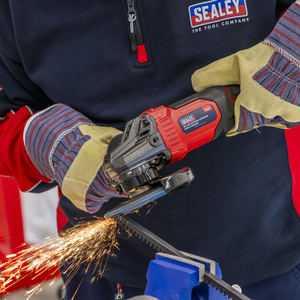 Sealey CP401LI 115mm Cordless Angle Grinder 18V 3Ah - Red - additional view 10