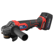 Sealey CP401LI 115mm Cordless Angle Grinder 18V 3Ah - Red