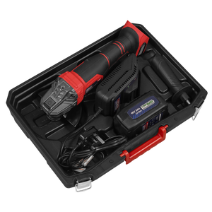 Sealey CP401LI 115mm Cordless Angle Grinder 18V 3Ah - Red - additional view 6