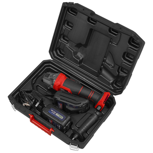 Sealey CP401LI 115mm Cordless Angle Grinder 18V 3Ah - Red - additional view 8
