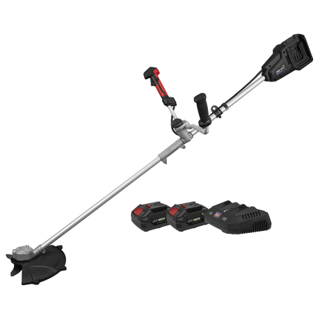 Sealey CP40VBCKIT Cordless Brush Cutter & Trimmer Kit 40V 4Ah SV20 Series 35cm