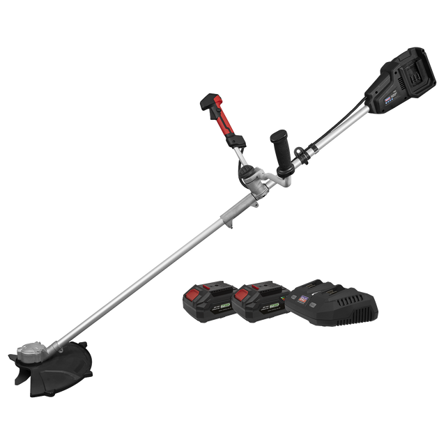 Sealey CP40VBCKIT Cordless Brush Cutter & Trimmer Kit 40V 4Ah SV20 Series 35cm