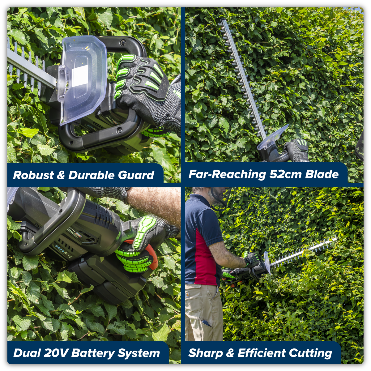 Sealey CP40VHTKIT Hedge Trimmer Kit 40V 4Ah SV20 Series 52cm - additional view 15