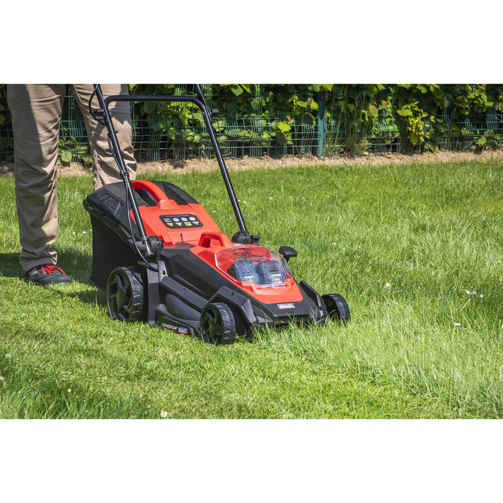 Sealey CP40VLMKIT Cordless Lawn Mower Kit 40V 4Ah SV20 Series 40cm - additional view 13
