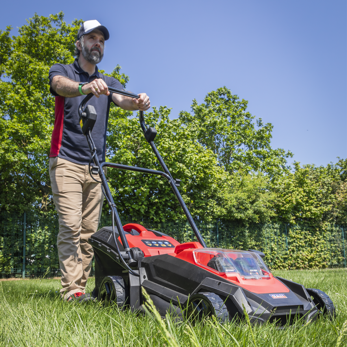 Sealey CP40VLMKIT Cordless Lawn Mower Kit 40V 4Ah SV20 Series 40cm - additional view 10