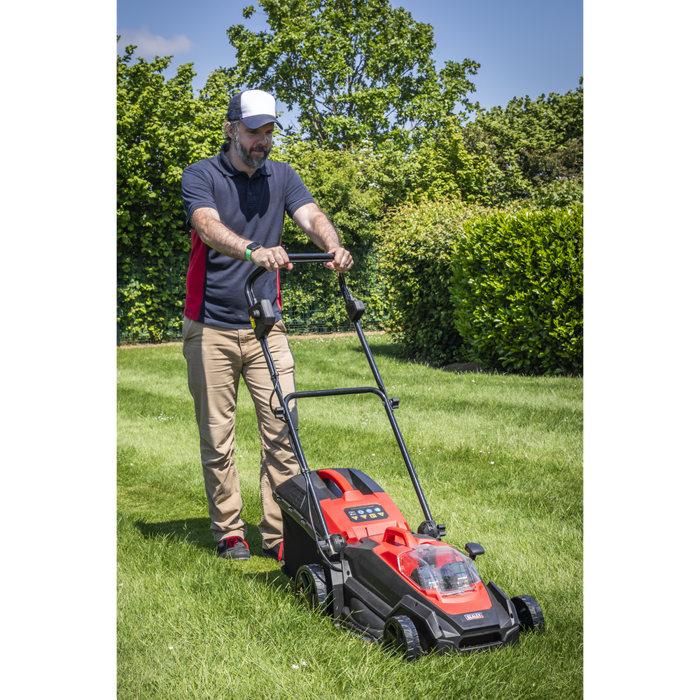 Sealey CP40VLMKIT Cordless Lawn Mower Kit 40V 4Ah SV20 Series 40cm - additional view 9
