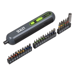 Sealey CP4VSD Cordless Screwdriver Set 4V 26pc