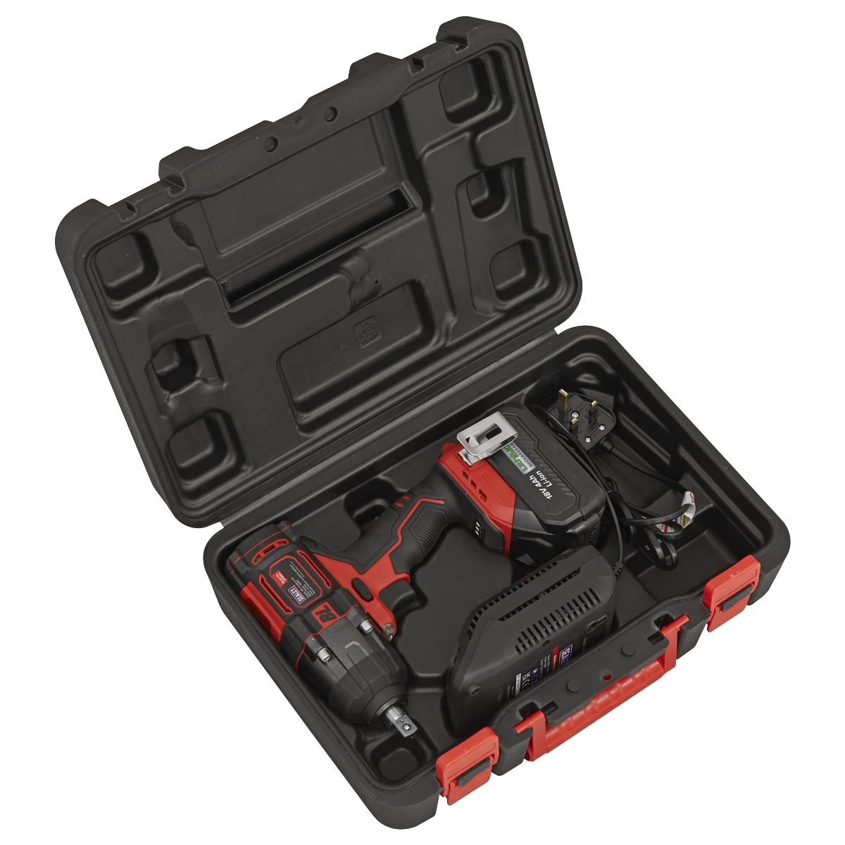 Sealey CP650LI 1/2"Sq Drive Cordless Brushless Impact Wrench 18V 4Ah - additional view 7
