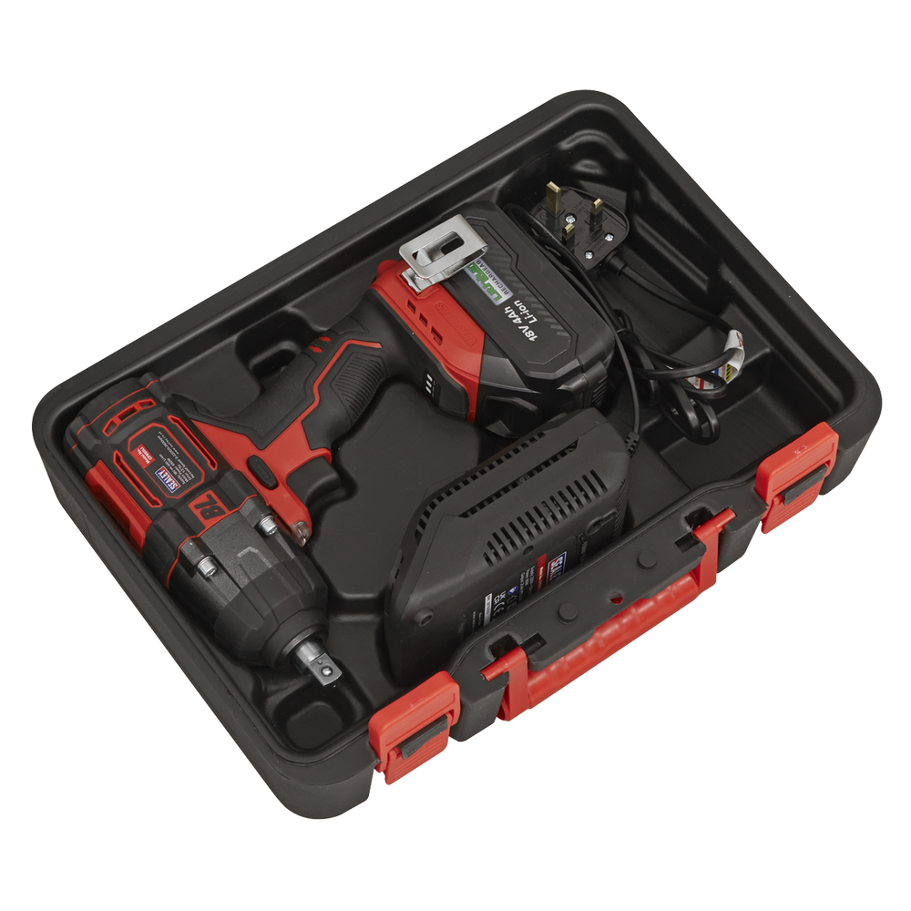 Sealey CP650LI 1/2"Sq Drive Cordless Brushless Impact Wrench 18V 4Ah - additional view 9