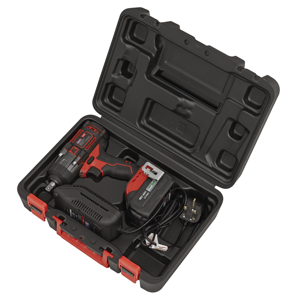 Sealey CP650LI 1/2"Sq Drive Cordless Brushless Impact Wrench 18V 4Ah - additional view 8