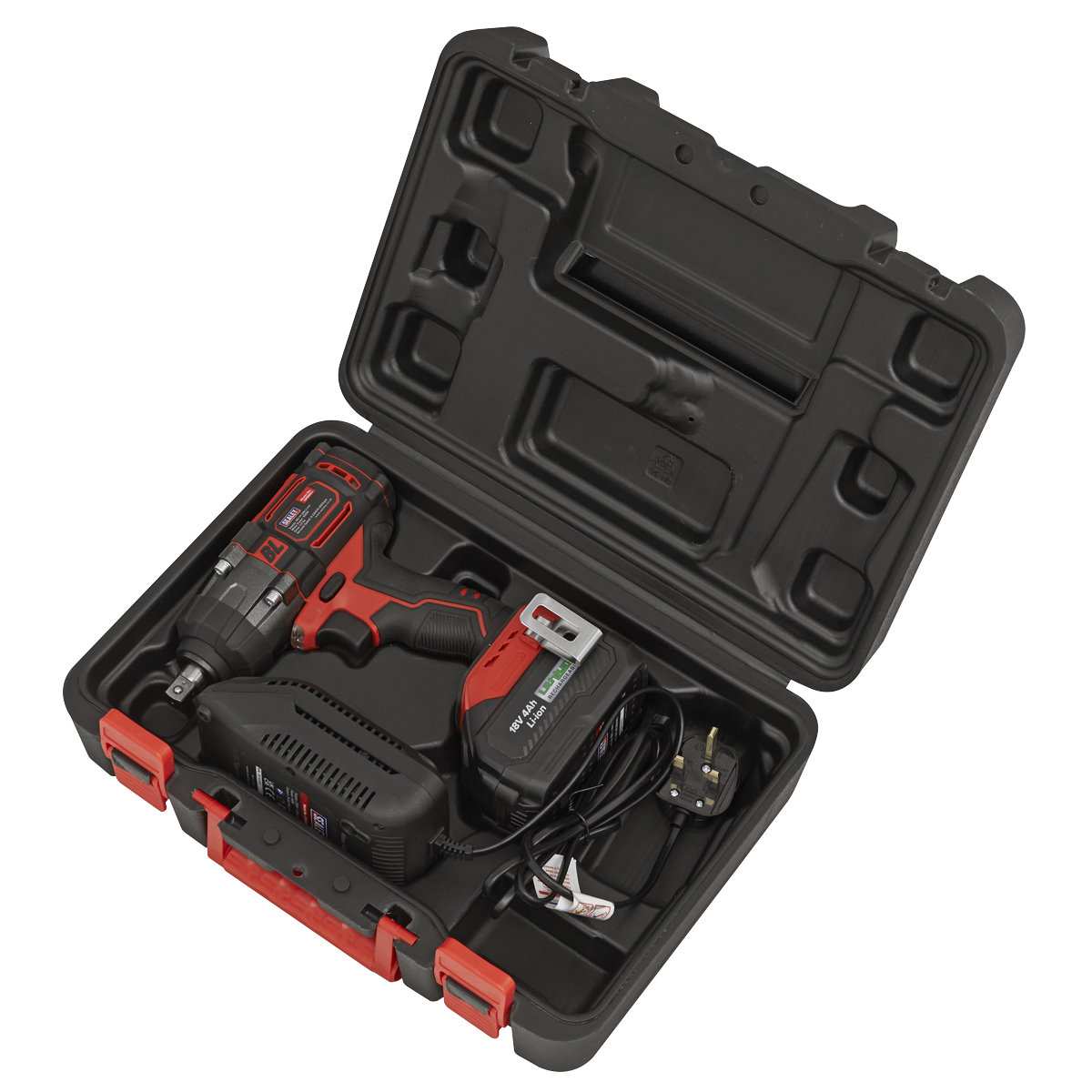 Sealey CP650LI 1/2"Sq Drive Cordless Brushless Impact Wrench 18V 4Ah - additional view 8