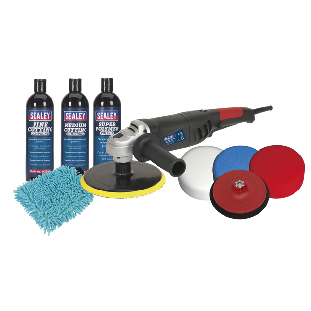 Sealey CPK05 180mm Pro Polishing & Compounding Kit 1100W/230V