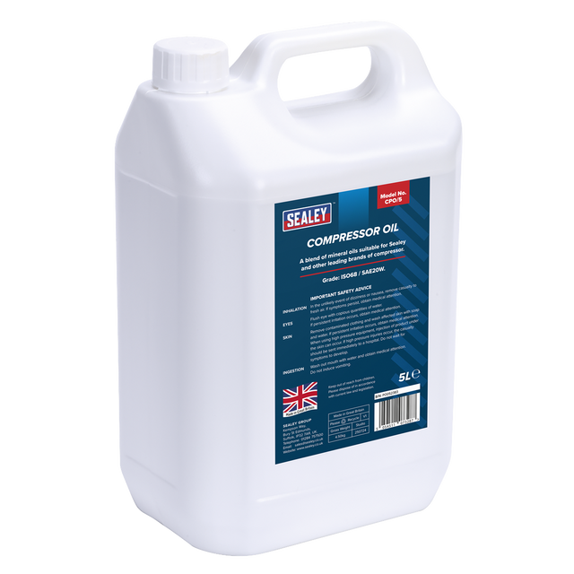 Sealey CPO/5 Compressor Oil 5L