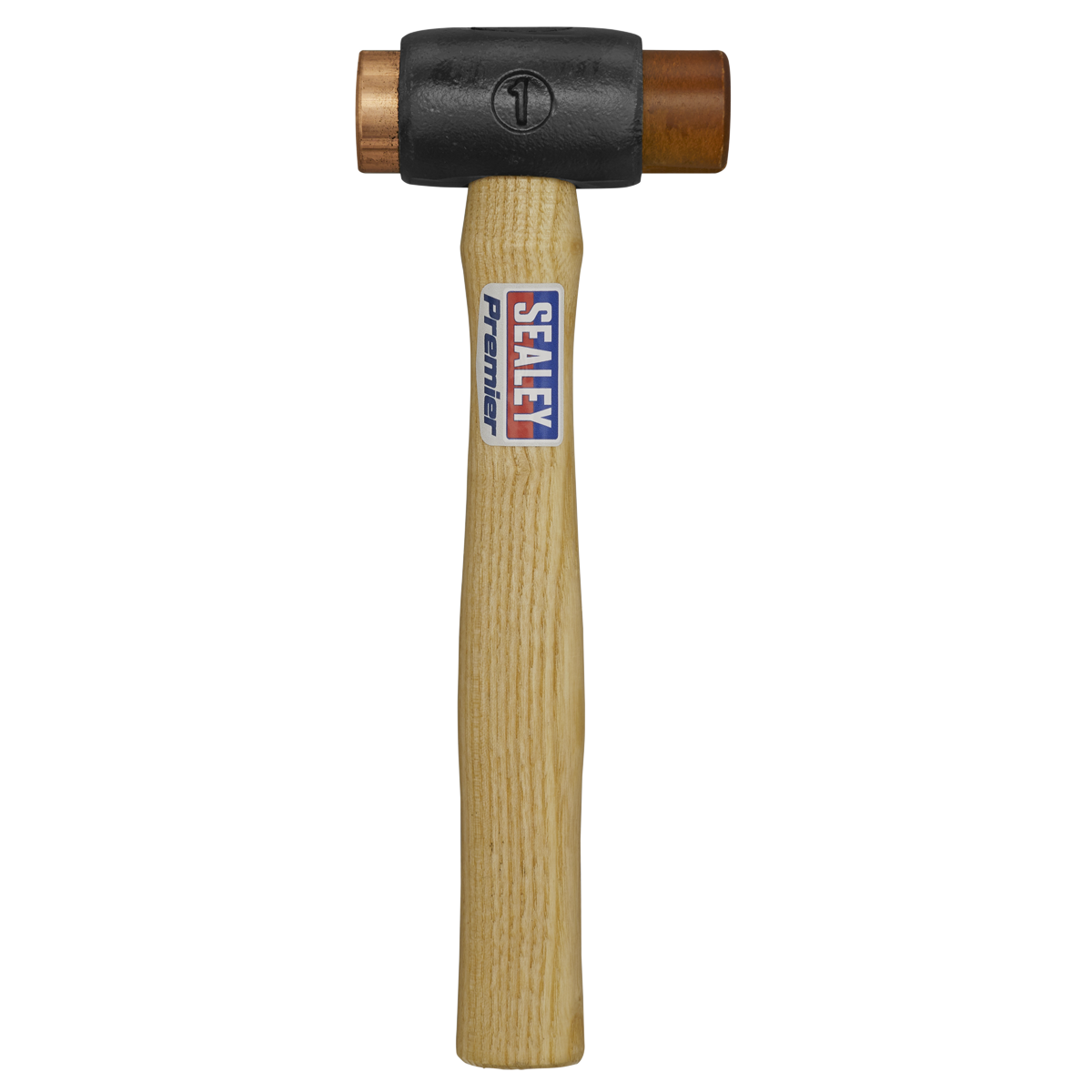 Sealey CRF15 Premier Copper/Rawhide Faced Hammer with Hickory Shaft 1.5lb - additional view 2