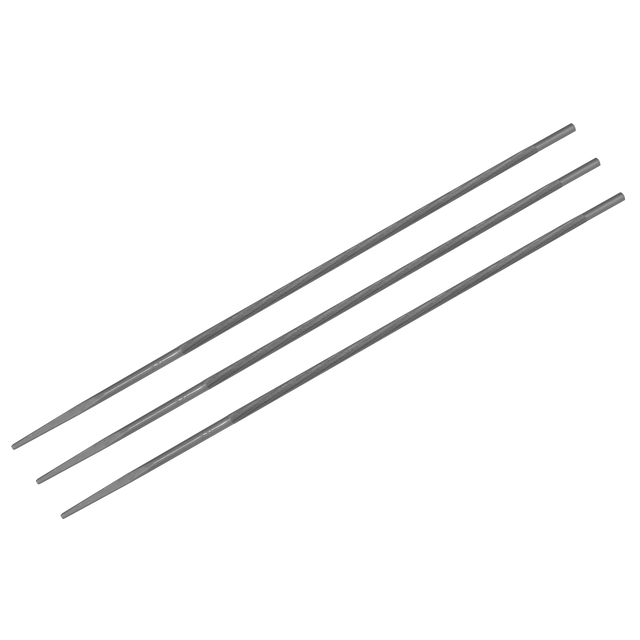 Sealey CS03 Chainsaw Sharpening File Guide Files 4mm - Pack of 3