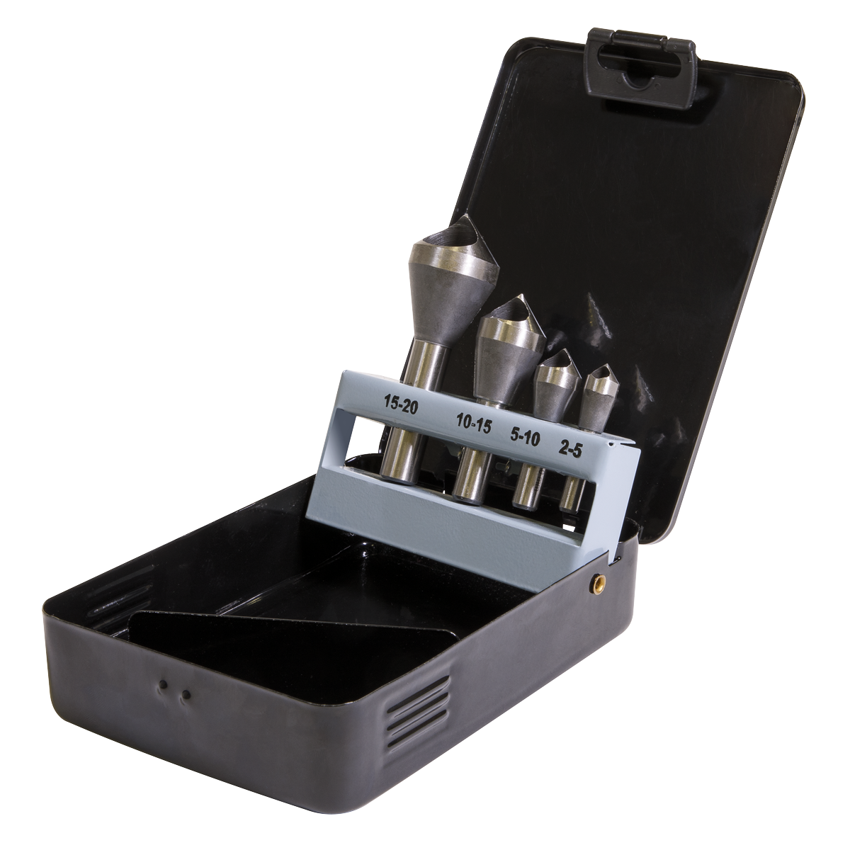 Sealey CSSET4O 90° Slotted Deburring Countersink Drill Bit Set 4pc - additional view 3