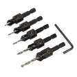Sealey CSSET5 Countersink Drill Bit Set 5pc