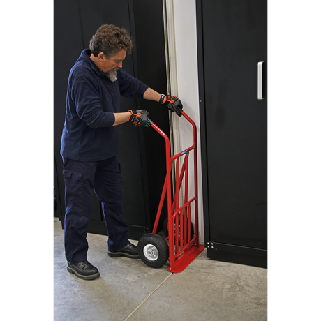 Sealey CST800 Folding Sack Truck with Pneumatic Tyres 150kg Capacity - additional view 2