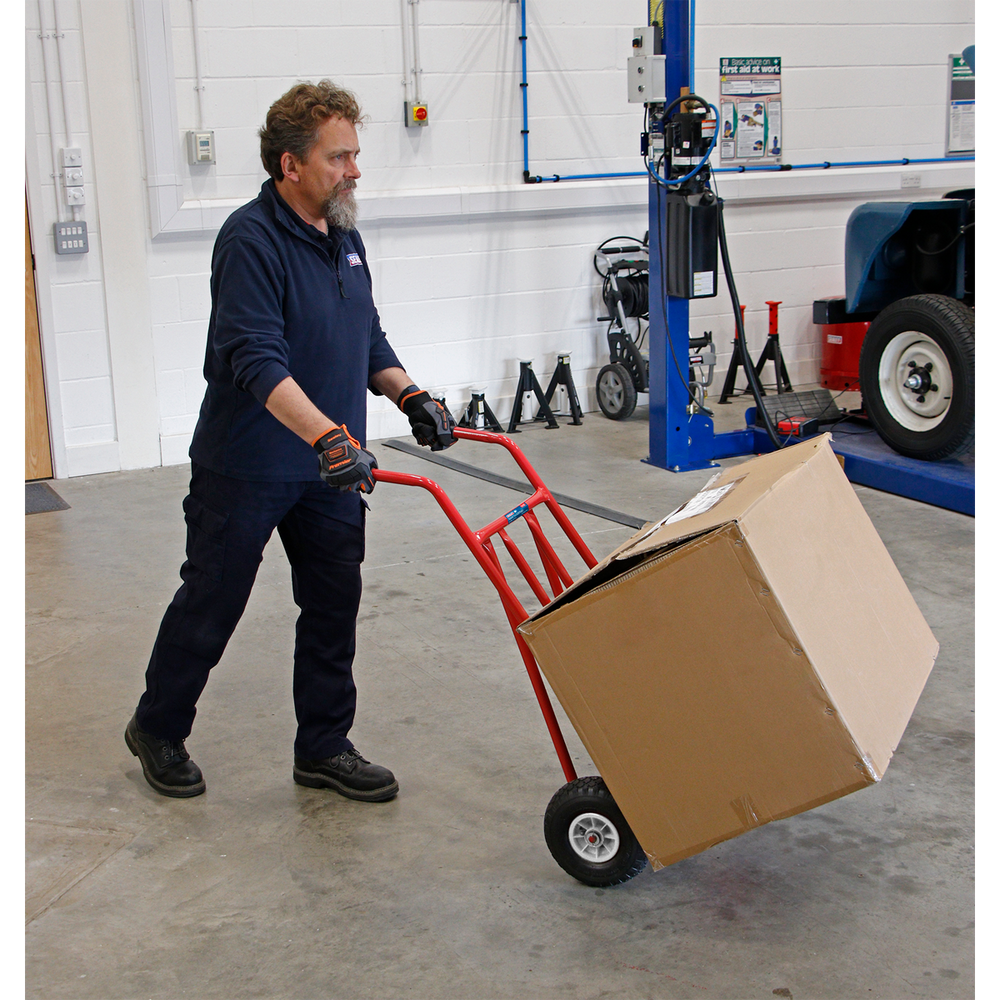Sealey CST800 Folding Sack Truck with Pneumatic Tyres 150kg Capacity - additional view 4