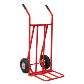 Sealey CST800 Folding Sack Truck with Pneumatic Tyres 150kg Capacity