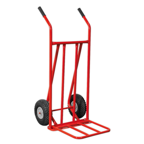 Sealey CST800 Folding Sack Truck with Pneumatic Tyres 150kg Capacity