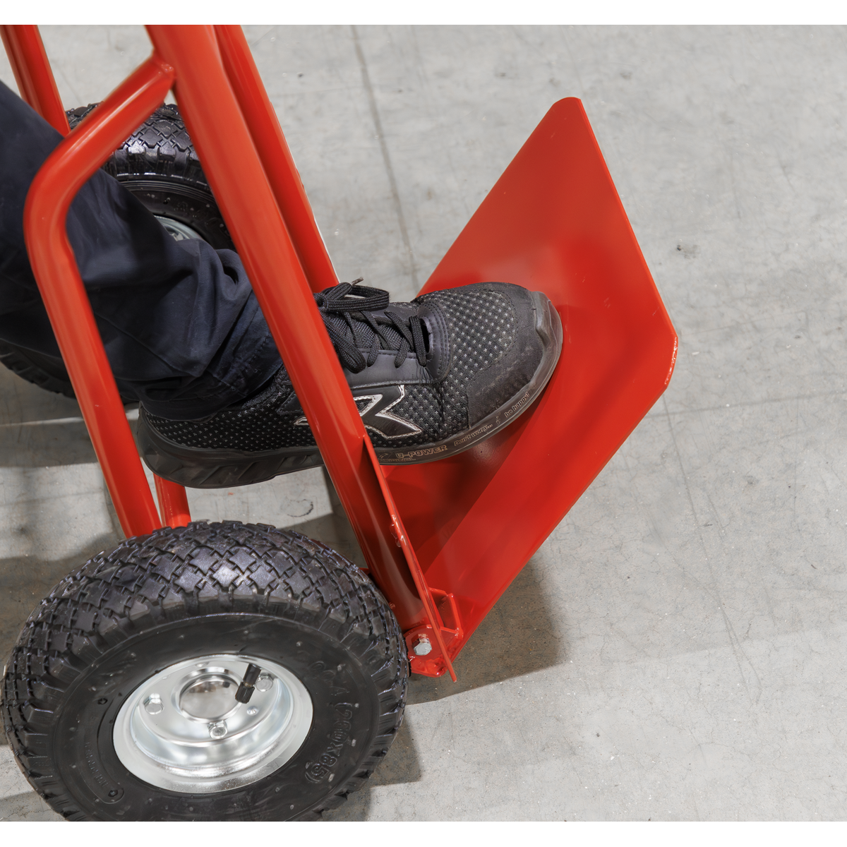 Sealey CST801 Folding Sack Truck with Pneumatic Tyres 200kg Capacity - additional view 2