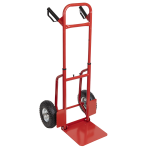 Sealey CST801 Folding Sack Truck with Pneumatic Tyres 200kg Capacity