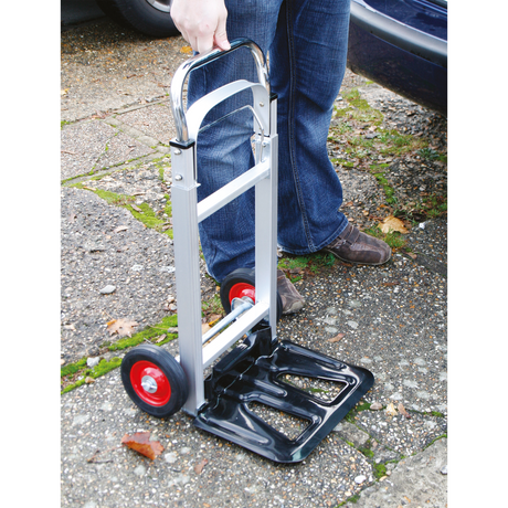 Sealey CST980 Aluminium Folding Sack Truck 90kg Capacity - additional view 2