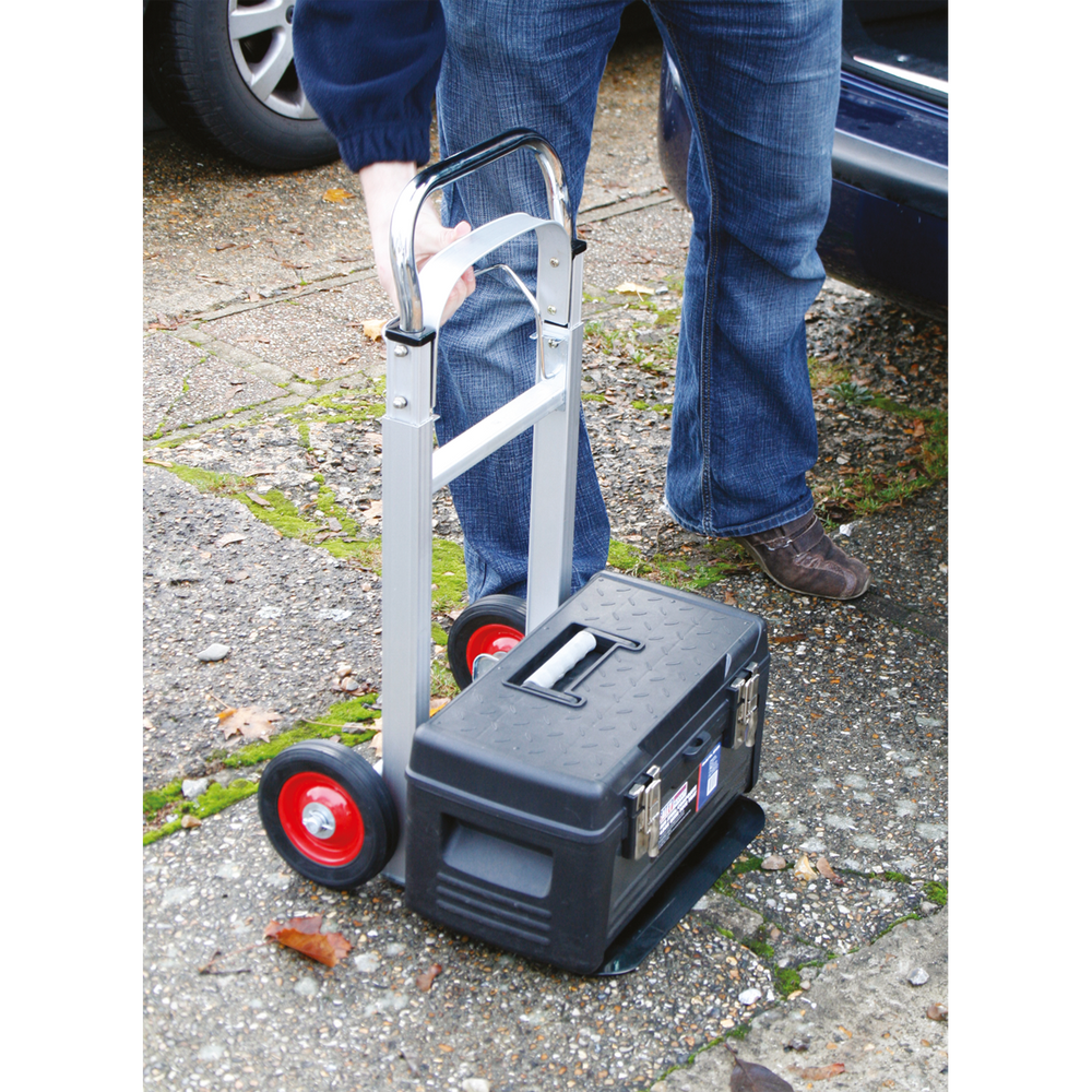 Sealey CST980 Aluminium Folding Sack Truck 90kg Capacity - additional view 4