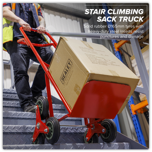 Sealey CST985 Stair Climbing Sack Truck with Solid Tyres 150kg Capacity - additional view 4