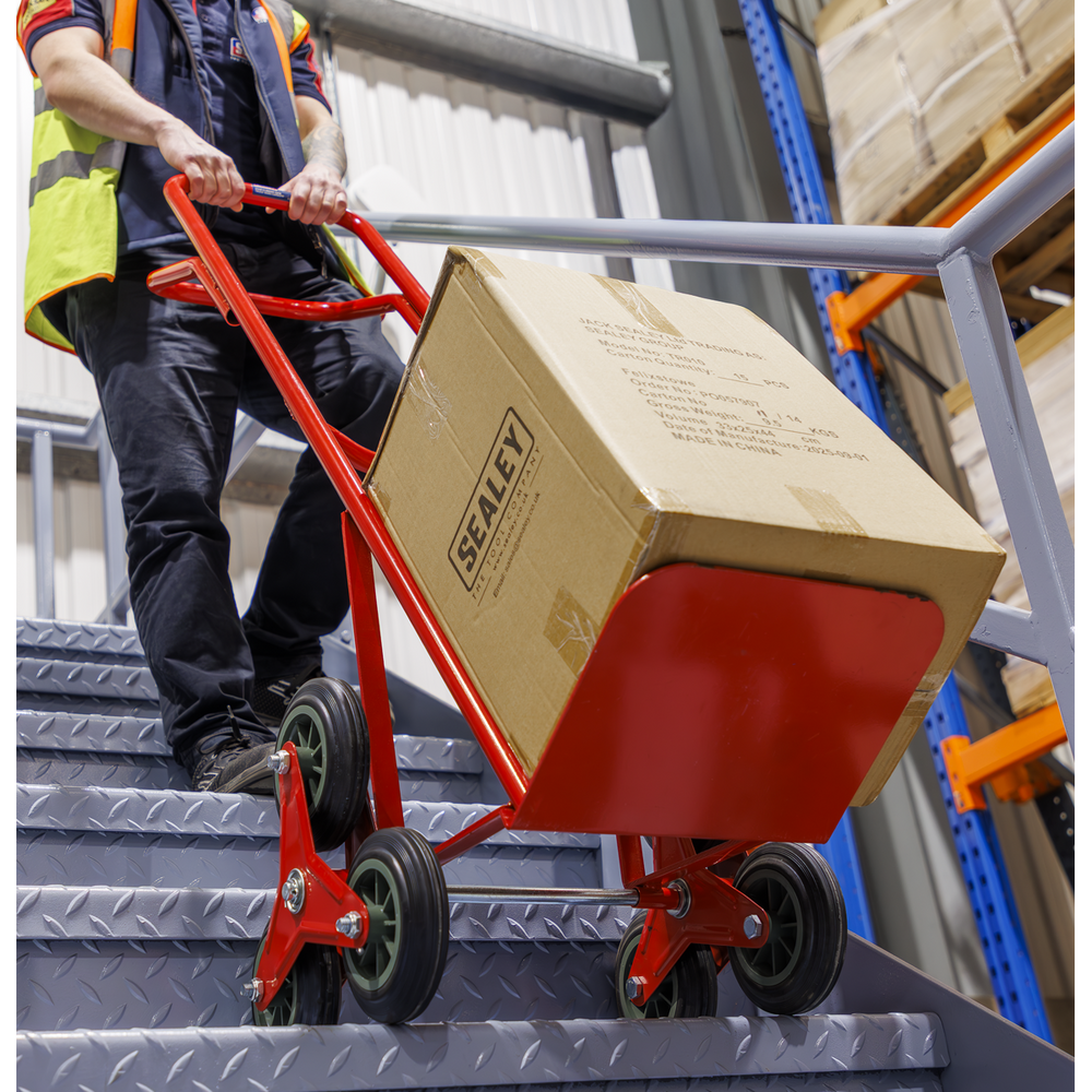 Sealey CST985 Stair Climbing Sack Truck with Solid Tyres 150kg Capacity - additional view 9
