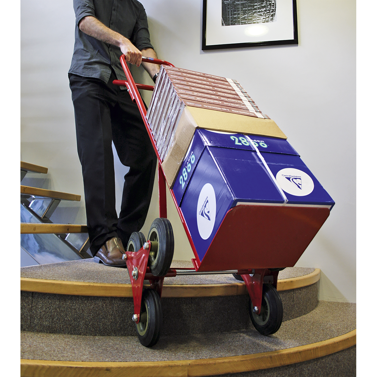 Sealey CST985 Stair Climbing Sack Truck with Solid Tyres 150kg Capacity - additional view 11