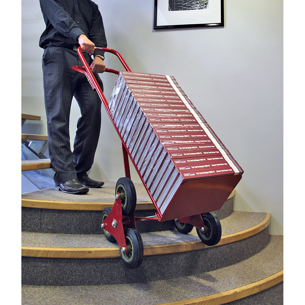 Sealey CST985 Stair Climbing Sack Truck with Solid Tyres 150kg Capacity - additional view 13