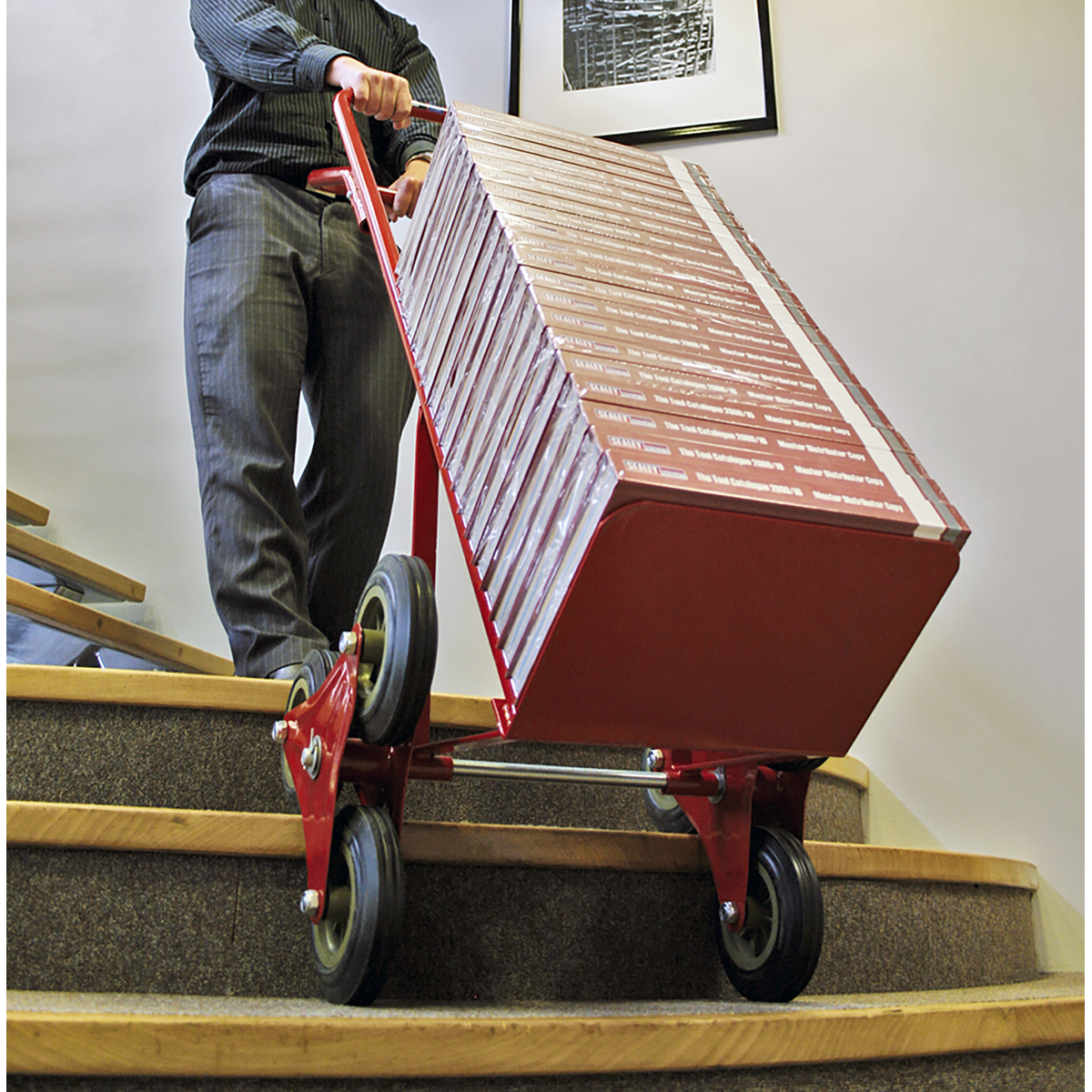 Sealey CST985 Stair Climbing Sack Truck with Solid Tyres 150kg Capacity - additional view 12
