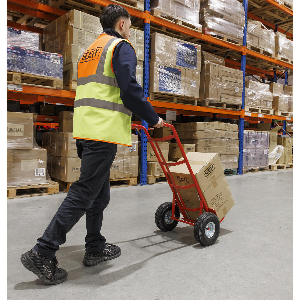Sealey CST986 Sack Truck with Pneumatic Tyres 200kg Capacity - additional view 5