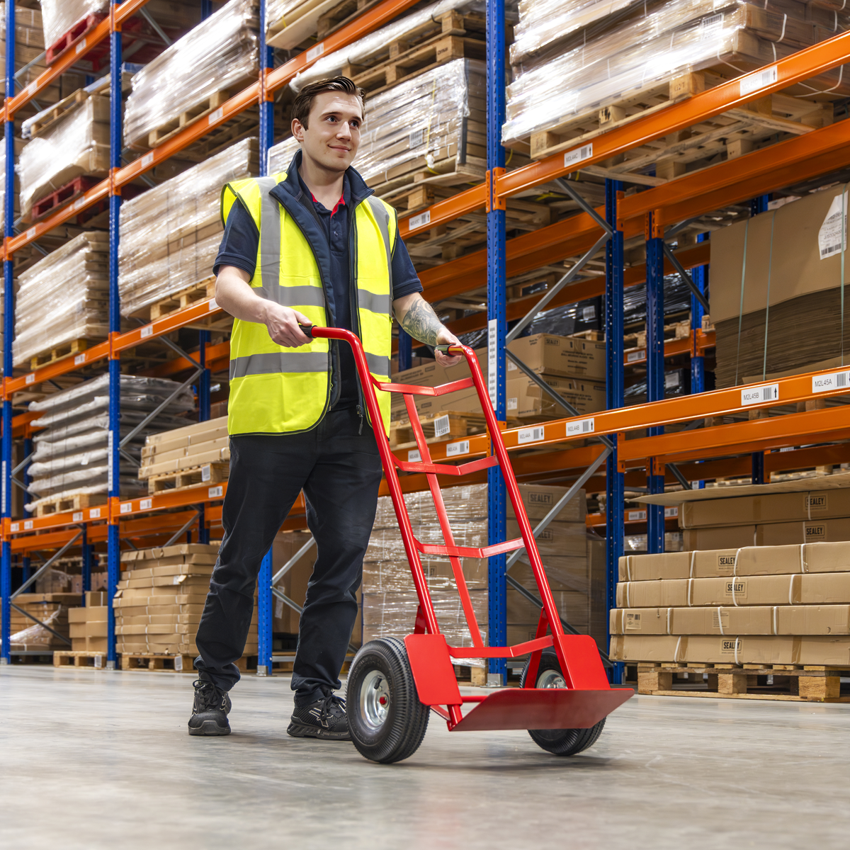 Sealey CST986 Sack Truck with Pneumatic Tyres 200kg Capacity - additional view 11