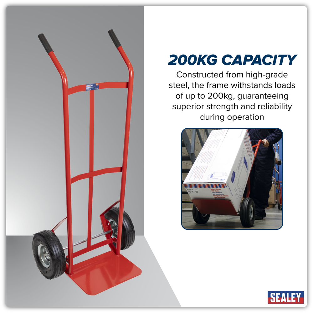 Sealey CST987 Sack Truck with Pneumatic Tyres 200kg Capacity - additional view 11