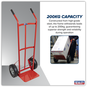 Sealey CST987 Sack Truck with Pneumatic Tyres 200kg Capacity - additional view 11