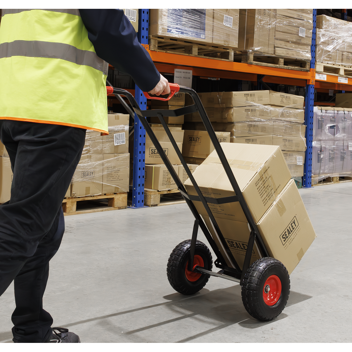 Sealey CST987HD Premier Heavy-Duty Sack Truck with PU Tyres 250kg Capacity - additional view 4